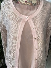 Sommer Twinset Top Spitzen