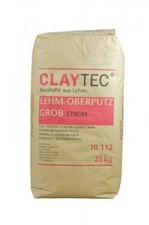 Lehm-Oberputz grob 25 kg Lehmputz Mörtel