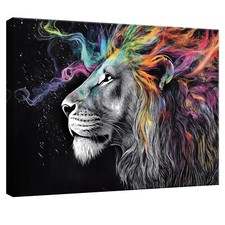 Leinwand Bilder Abstrakt Löwe