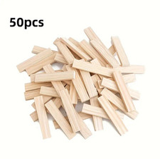 50 St. Holzbausteine Bausteine Bauklötze Holzbauklötze Holzspielzeug Natur Holz