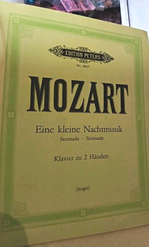 Noten mozart eine kleine - mozart,,