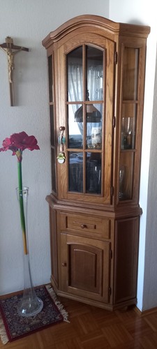 Eckvitrine hochschrank mit - eckvitrine,