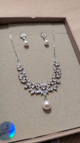 Perlen strass brautschmuck - perlen,