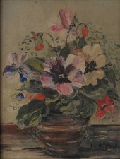 Ölgemälde Blumenstillleben |