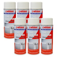 6x Heizkörper Lackspray 400