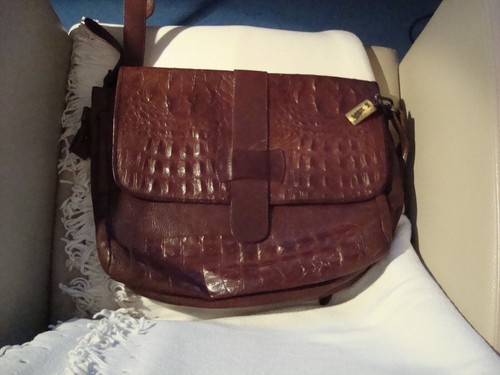 Handtasche kroko optik - handtasche, kroko-