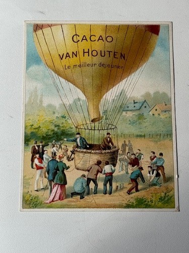 Sammelbild werbung cacao van - sammelbild,