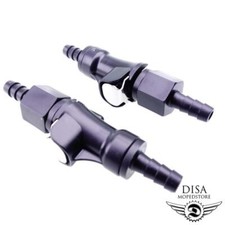 2x 6mm Benzinschlauch Kupplung Schnellverschluss für Roller Motorrard ATV Quad