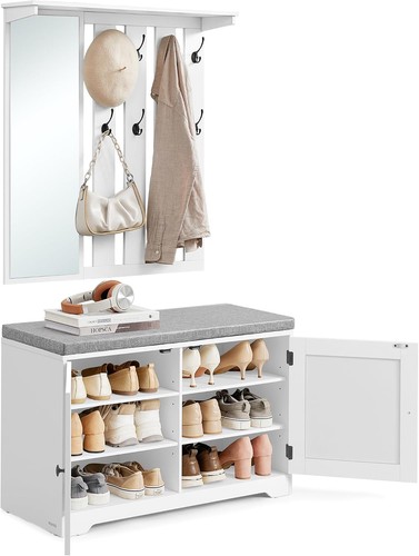 Wandgarderobe mit spiegel - wandgarderobe, 8