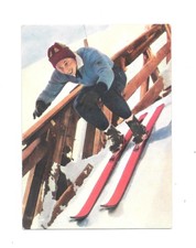 Heinerle Olympia 1960 Flaggen Max Bolkart Oberstdorf ungeklebt top