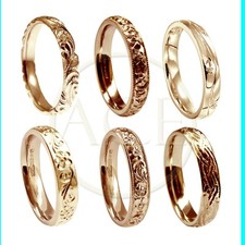 Hand Graviert Hochzeit Ringe