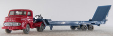 Wiking 1:87 LKW A.S.S alt H0 Mercedes MB 1413 Tieflader Rot CS 721/3A GK 490/12
