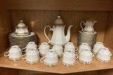 Neuw Winterling Marktleuthen Bavaria Kaffee Service 12 Personen Goldrand 39 tlg