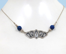 Silber Kette Lapis Lazuli