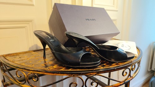Original prada high - high, mules