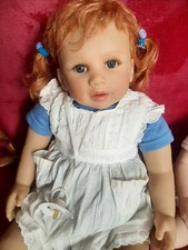 Künstlerpuppe " Carolin" Doris Stannat., Inkl. Zertifikat 