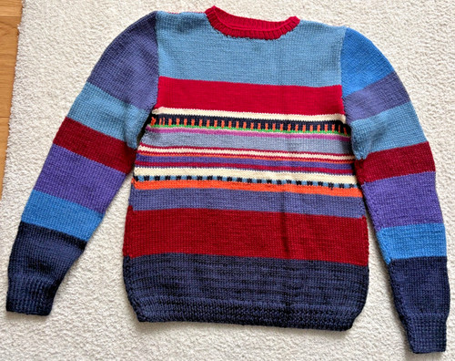 Gestrickter kinderpullover - gestrickter,