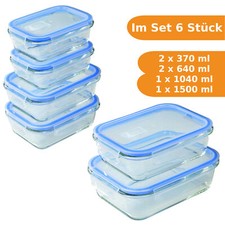 Frischhaltedosen set glas - set,