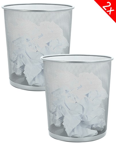 Papierkorb metall liter - metall,