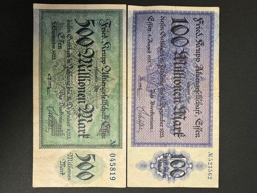 Notgeld banknoten essen - banknoten,