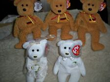 Beanie Babys,3x Germania / Hochzeitspaar, Stofftiere, TY, gesamt 5 Stück