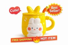 Hasen-Tasse mit Deckel