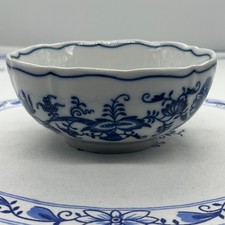 Altes antikes Zwiebelmuster Porzellan Schüssel Dm. 12,5 cm Tiefe 5,5 cm