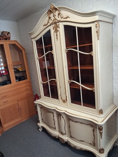 Antiker vitrinen schrank - antiker,