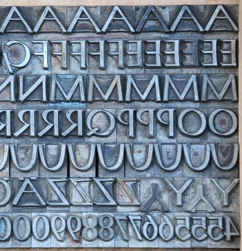 Post antiqua bleischrift - antiqua,