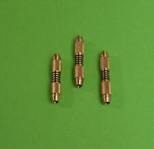 3 DART-BARRELS, "Messing", 17 g 