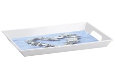 Serviertablett Melamin Herz