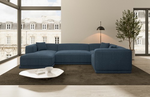 Sofa stoff wohnlandschaft - sofa,