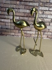 Vintage Vogel Statue Messing