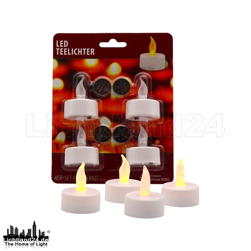 4er pack led teelichter - pack,