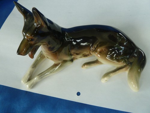 Schäferhund liegend alte - liegend,