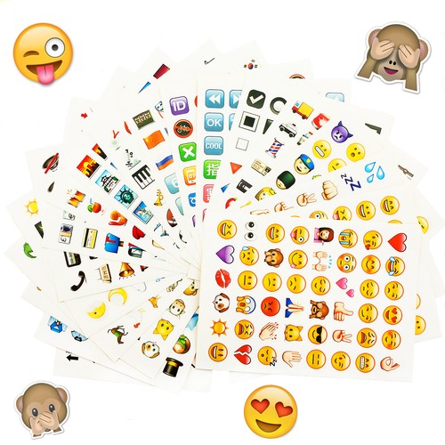 Emoji sticker 960 stück - sticker,