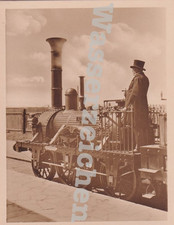 Foto Lok 'Adler' Ludwigseisenbahn auf Reichsbahn Ausstellung Nürnberg 1935 (980)