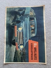 Opel Blitz Reklame Werbung