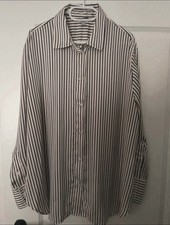 H&M Bluse beige/schwarz