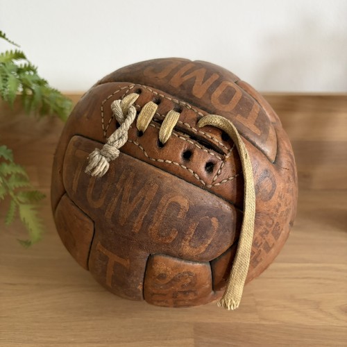 Vintage leder fußball - vintage,