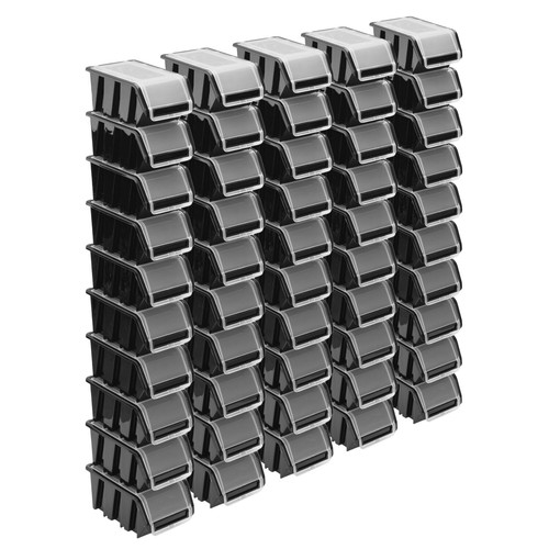 50x stapelbox mit deckel box - deckel,