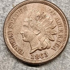 USA 1 Cent Indian Head 1863