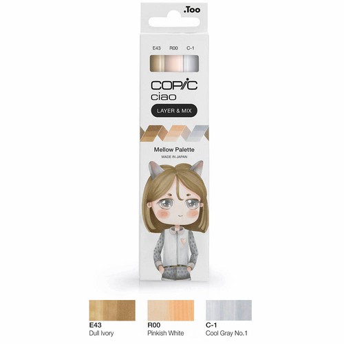 Copic ciao mellow palette - ciao,