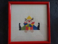 Stickbild Kreuzstich Clown