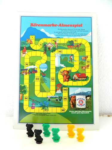 Vintage bärenmarke almenspiel - vintage, bärenmarke-almenspiel