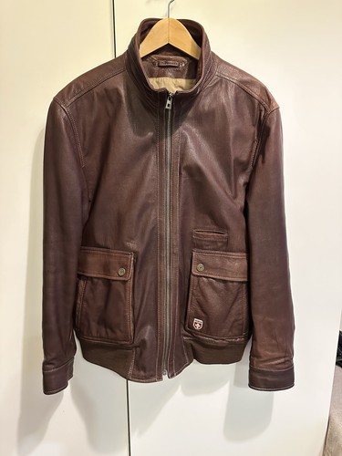 Lederjacke strellson l - gr.52,