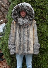 Men's Pelzmantel Echtpelz Pelz