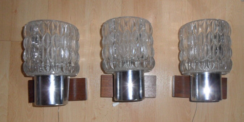 Vintage wandlampen 70er - 3,