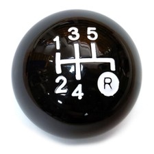 5 Speed Black Gear Shift Knob