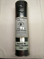 Signatory vintage single Malt Scotch Glenlivet Köcher rund nur Verpackung 